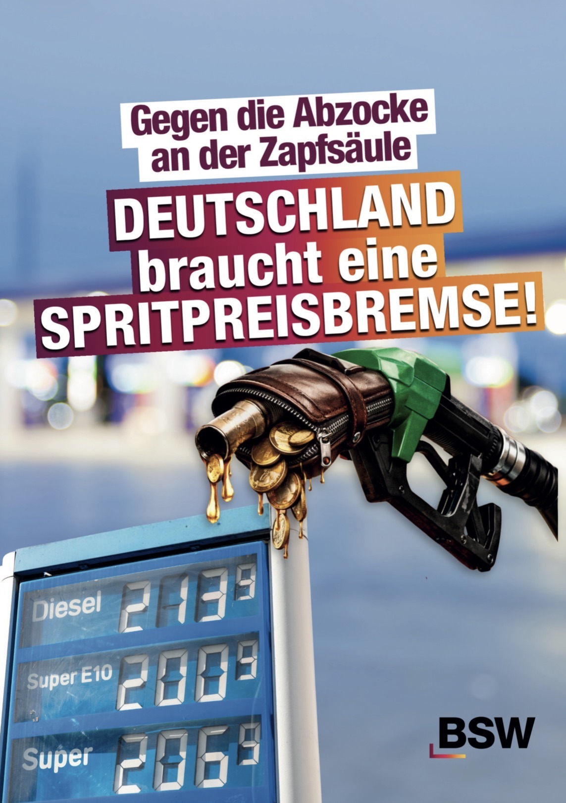 Spritpreise senken – Mobilität bezahlbar machen